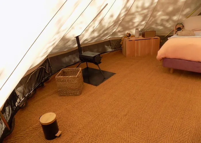 Campismo de Luxo Tente Familiale Au Bord De L'eau *