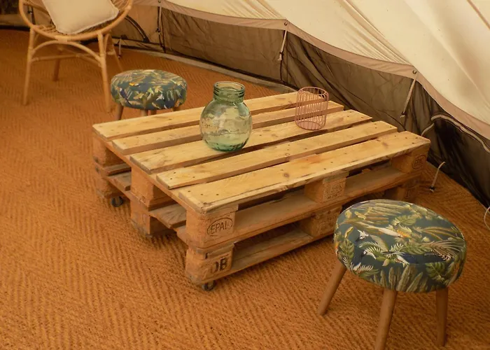 Campismo de Luxo Tente Familiale Au Bord De L'eau *