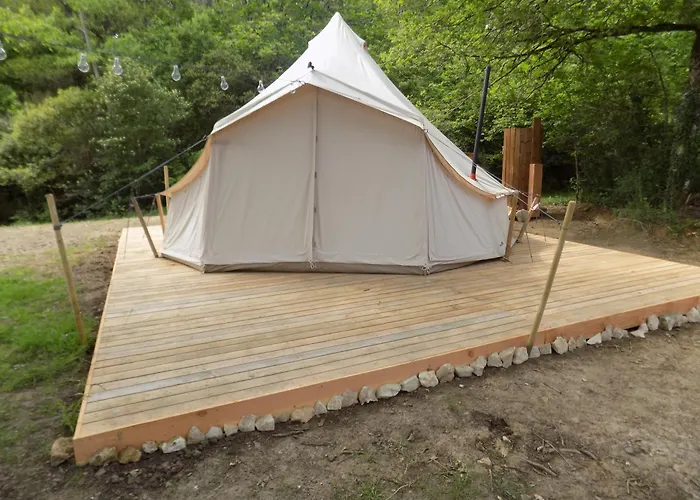 Campismo de Luxo Tente Familiale Au Bord De L'eau *