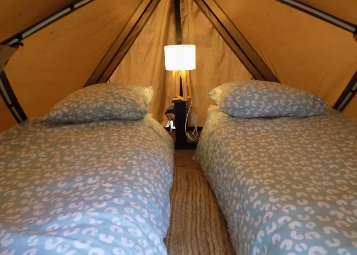 Campismo de Luxo Tente Familiale Au Bord De L'eau *